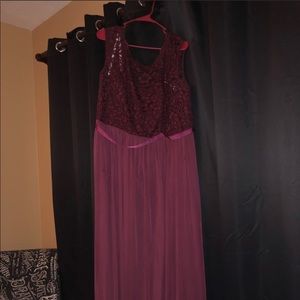 David’s bridal lace bodice dress